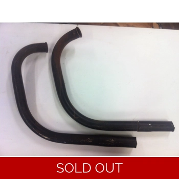 1976-78 Kawasaki KZ750B KZ 750 Twin Exhaust Head Pipes - Pair